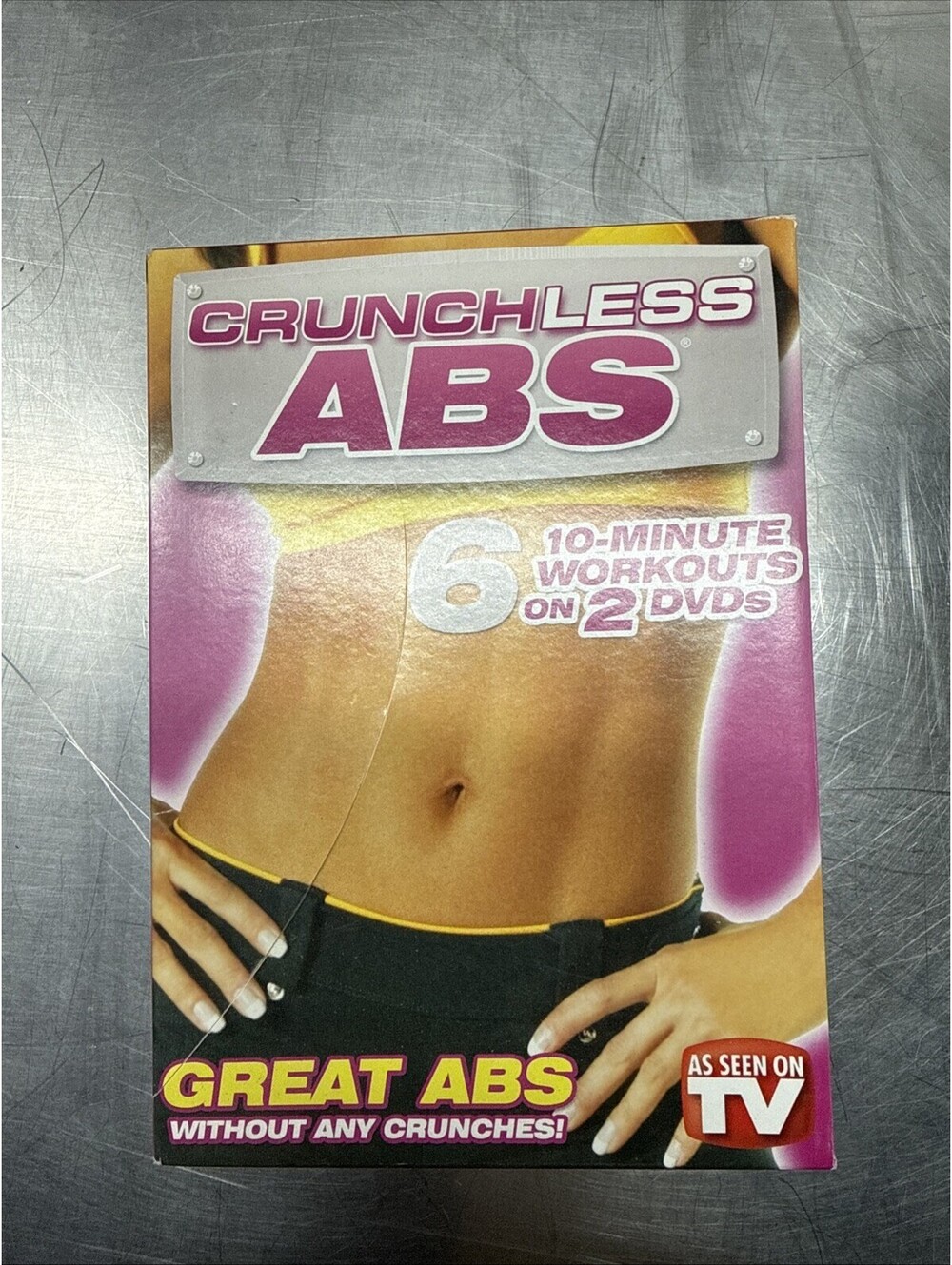 Crunchless Abs & Progressive Core 1,2,3 (DVD, Box Set) NEW & SEALED
